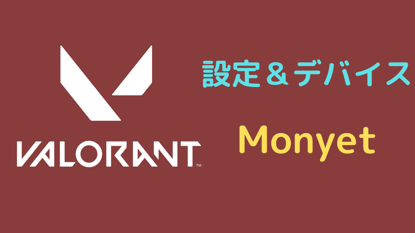 Monyet valorant 設定